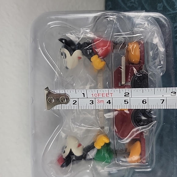 2 Hallmark Ornaments Mickey & Minnie Handcar & Mickey Parade Drummer Christmas - Picture 3 of 14